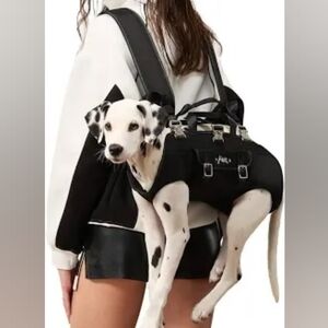 FCT Black Dog Carrier Backpack - Hands-Free Pet Travel XL
